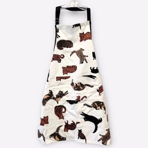 Hatley Long Hair Cats Apron With Front Pockets